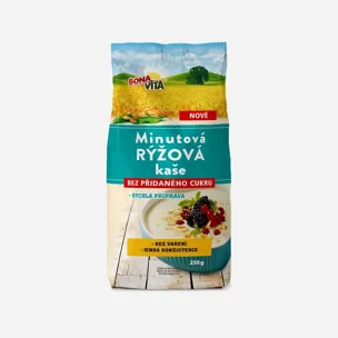 Minutová rýžová kaše bez přidaného cukru 6 x 250 g