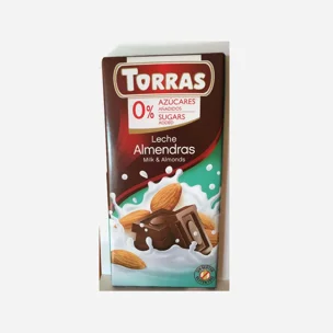 mléčná čokoláda s mandlemi 5 x 75 g