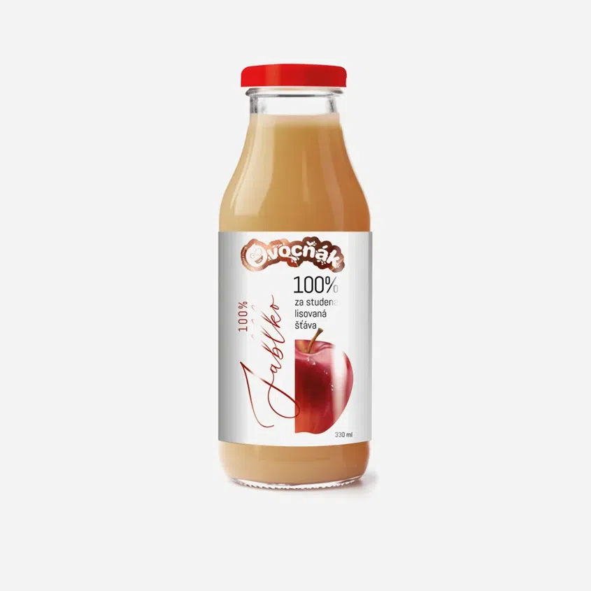 Mošt jablko 100% 12 x 330 ml