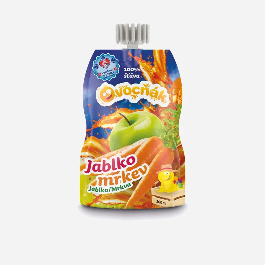 Mošt jablko - mrkev 12 x 200 ml