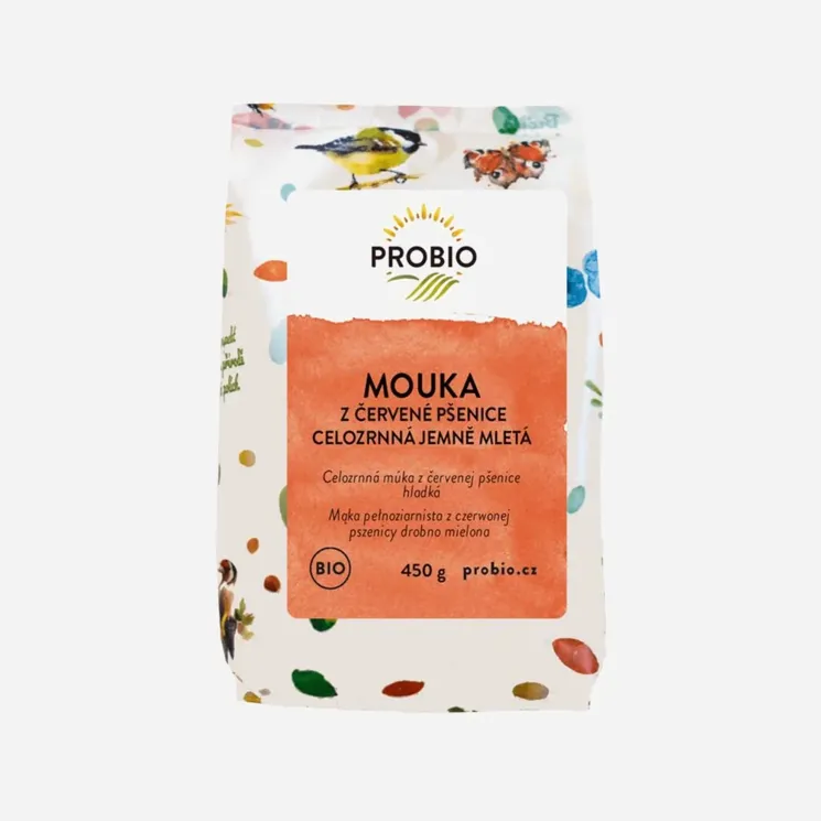 Mouka z červené pšenice celozrnná 6 x 450 g