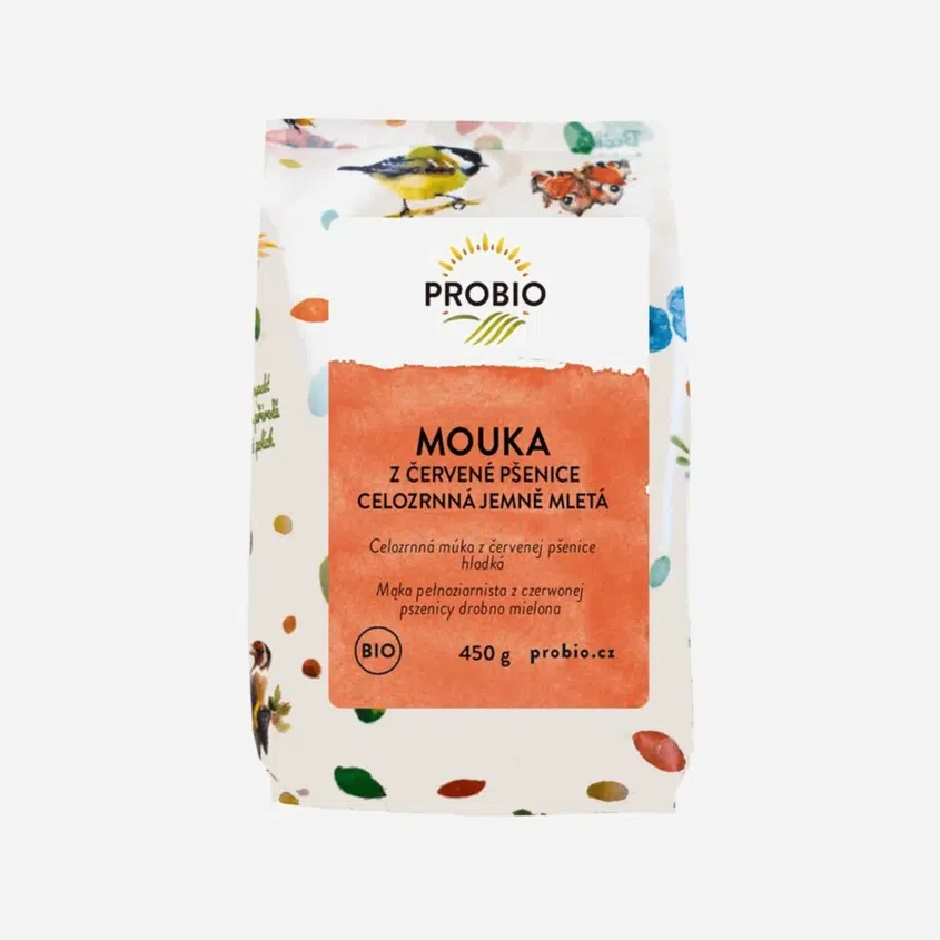 Mouka z červené pšenice celozrnná 6 x 450 g
