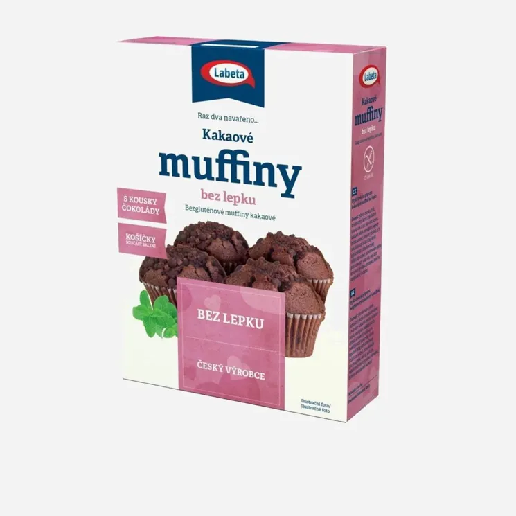 Muffiny kakaové bez lepku 6 x 300 g