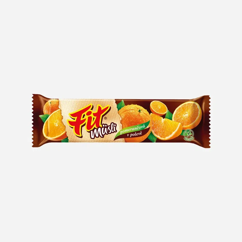 Musli pomerančová v polevě 12 x 30 g