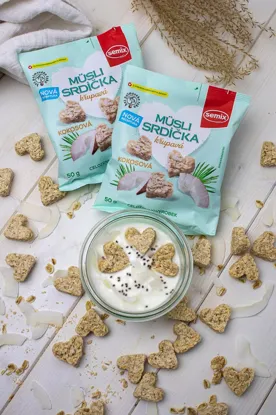 Müsli srdíčka s kokosem 6 x 50 g