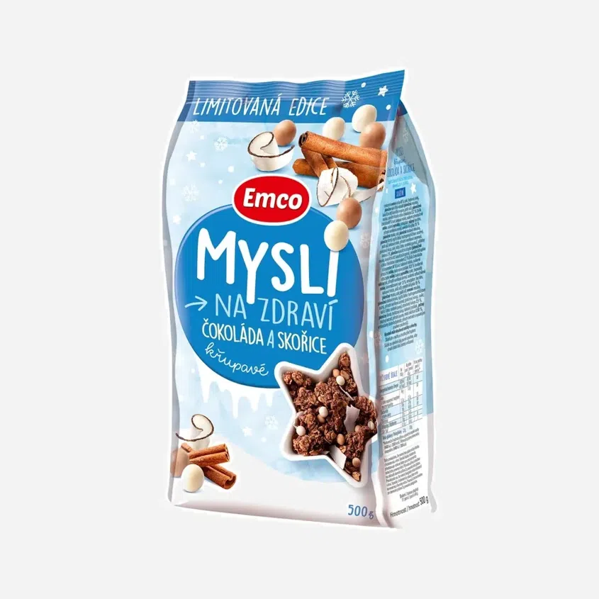Mysli čokoláda a skořice limitovaná edice