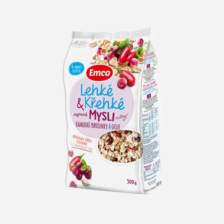 Mysli Lehké a křehké - kanadské brusinky a goji 6 x 500 g
