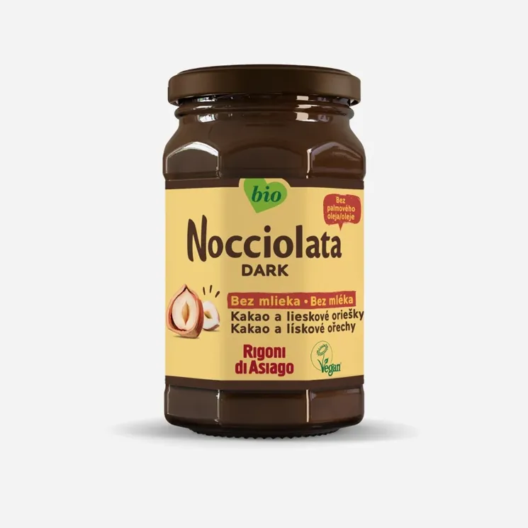 Nocciolata tmavá bez mléka BIO 6 x 250 g