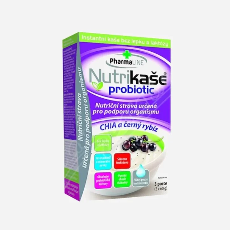 Nutrikaše probiotic CHIA a černý rybíz