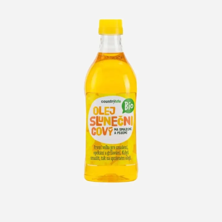 Olej slunečnicový na smažení a pečení BIO 1 l 6 x 1000 ml