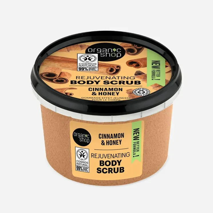 Omlazující tělový peeling Skořice a med 6 x 250 ml
