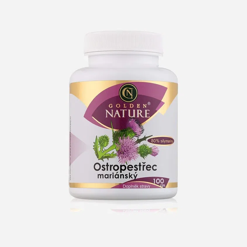 Ostropestřec mariánský 80 % silymarinu 100 tablet
