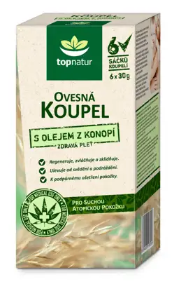 Ovesná koupel s konopným olejem - expirace 22.10.2026
