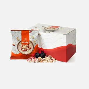 Ovesné kaše malina & borůvka 6 x 600 g