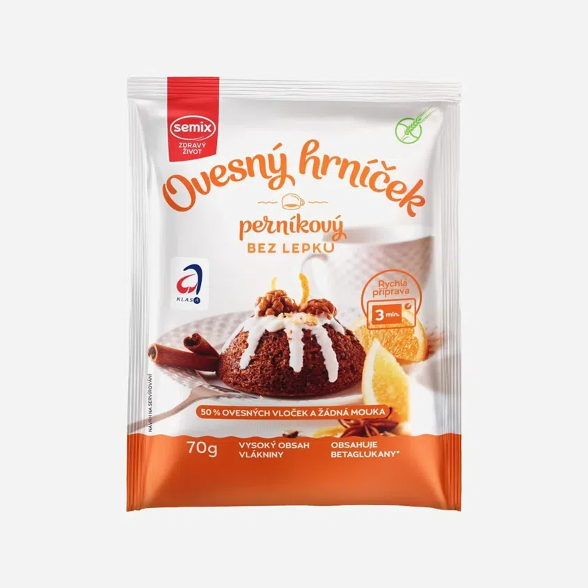 Ovesný hrníček perníkový bez lepku