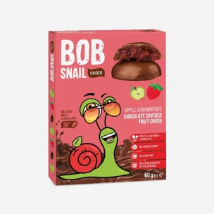 Ovocná pochoutka v mléčné čokoládě jablko a jahoda 5 x 60 g