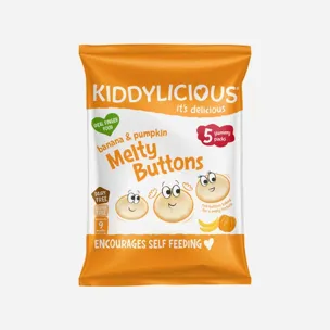 Ovocno-zeleninové knoflíčky banán s dýní (5x6g) multipack 6 x 30 g