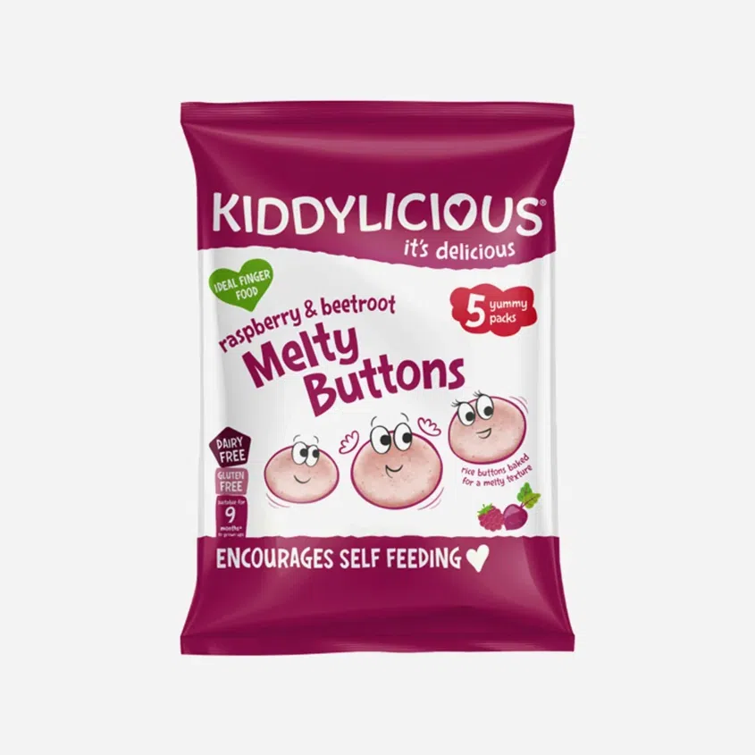 Ovocno-zeleninové knoflíčky malina s řepou (5x6g) multipack