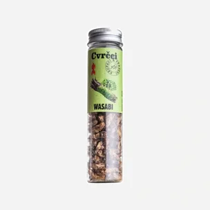 Páliví křupaví a pražení cvrčci - Wasabi 6 x 20 g
