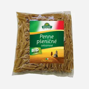 Penne pšeničné celozrnné BIO 6 x 500 g