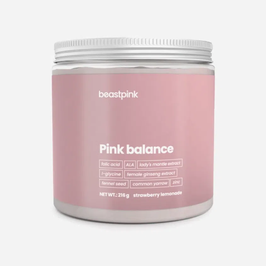 Pink Balance strawberry lemonade