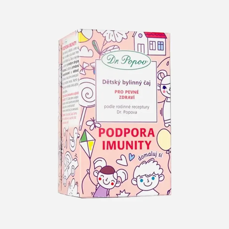 Podpora imunity, dětský bylinný čaj 20 sáčků 6 x 20 sáčků
