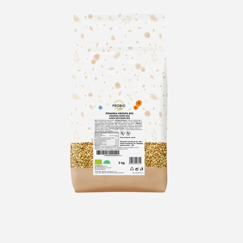 Pohanka loupaná kroupy BIO 6 x 3000 g