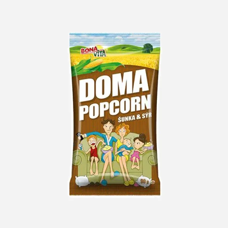 Popcorn šunka a sýr 6 x 90 g