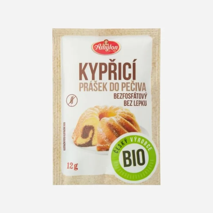 Prášek kypřicí do pečiva bezlepkový BIO