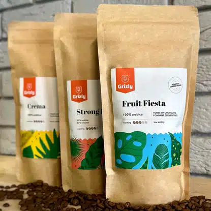 Pražená zrnková káva Fruit Fiesta 6 x 250 g