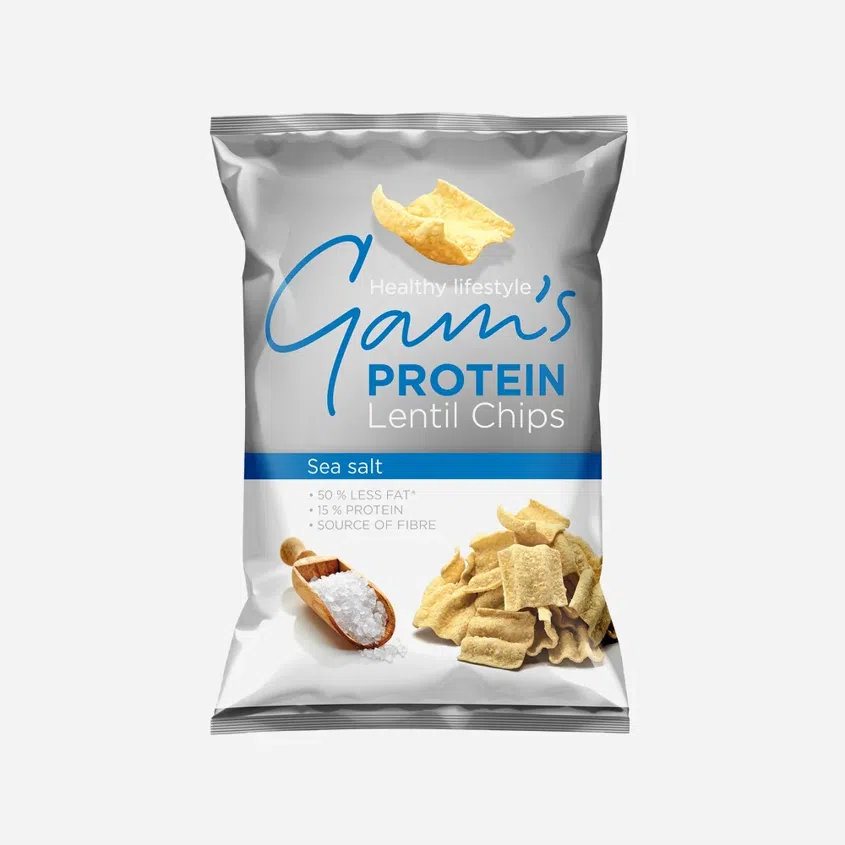 Protein Lentil Chips mořská sůl
