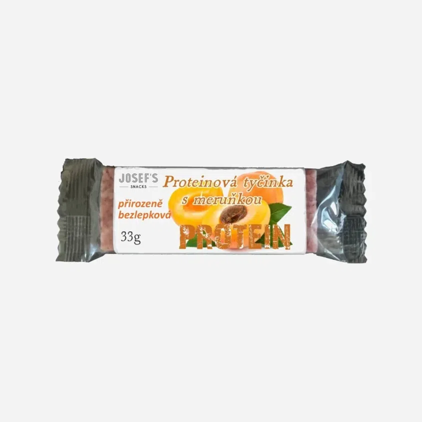 Proteinová tyčinka s meruňkou bez lepku