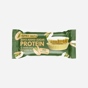 Proteinové košíčky bílá čokoláda s pistáciovým krémem 12 x 42 g