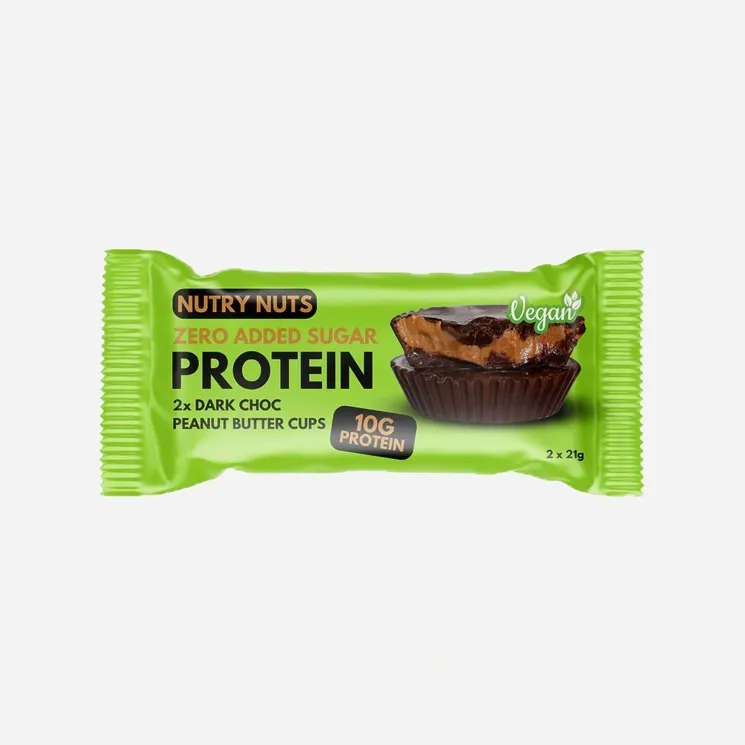 Proteinové košíčky hořká čokoláda s arašídovým máslem 12 x 42 g