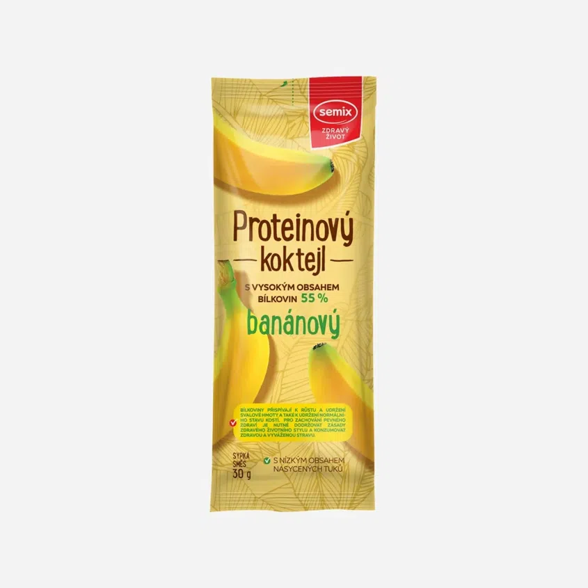 Proteinový koktejl banánový