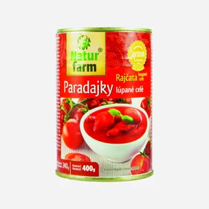 Rajčata loupaná celá 6 x 400 g