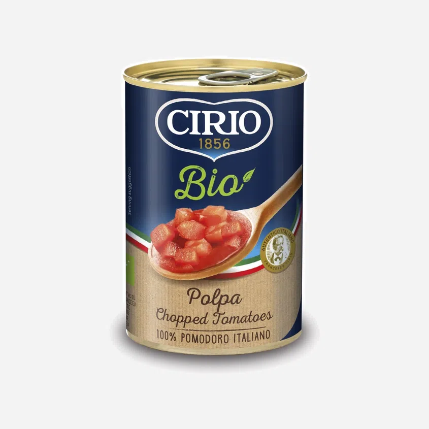 Rajčata loupaná krájená BIO