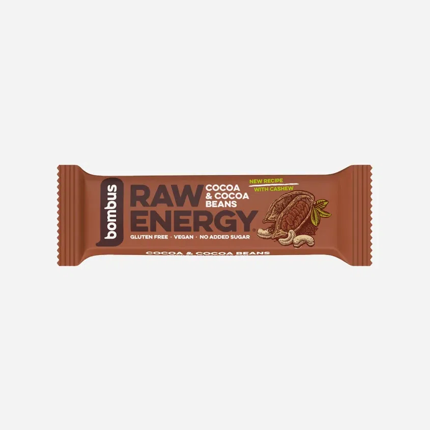 Raw ENERGY Kakao, kakaové boby a kešu oříšky 12 x 50 g