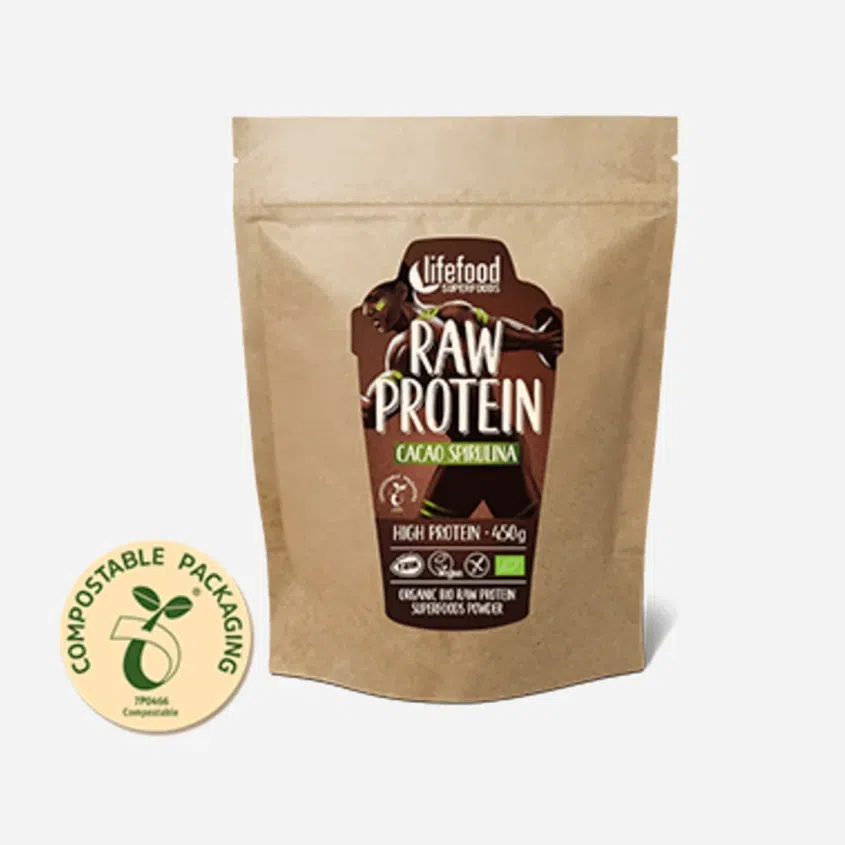 Raw kakaový protein se spirulinou 6 x 450 g