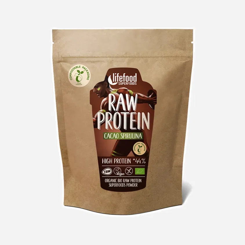Raw kakaový protein se spirulinou