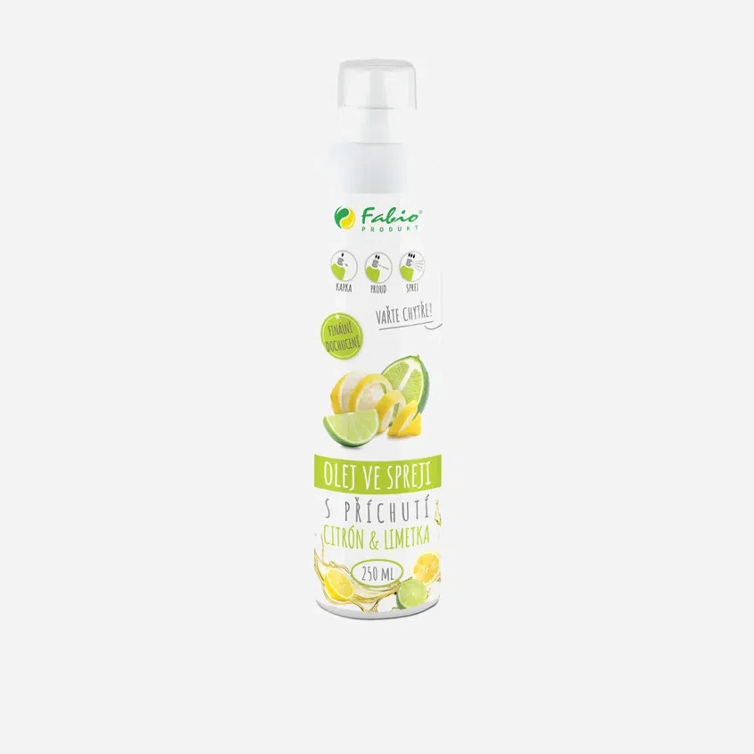 Řepkový olej ve spreji Citron a Limetka 6 x 250 ml