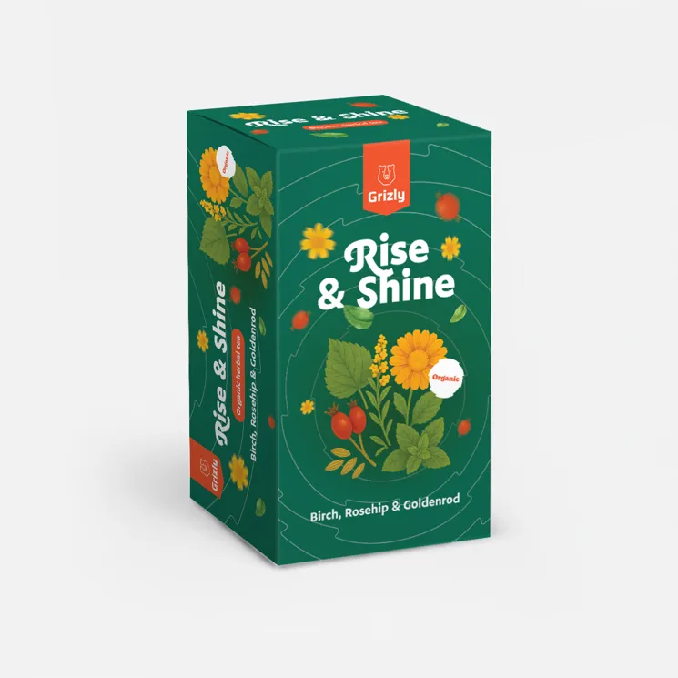 Rise & Shine BIO bylinný čaj 6 x 20 ks
