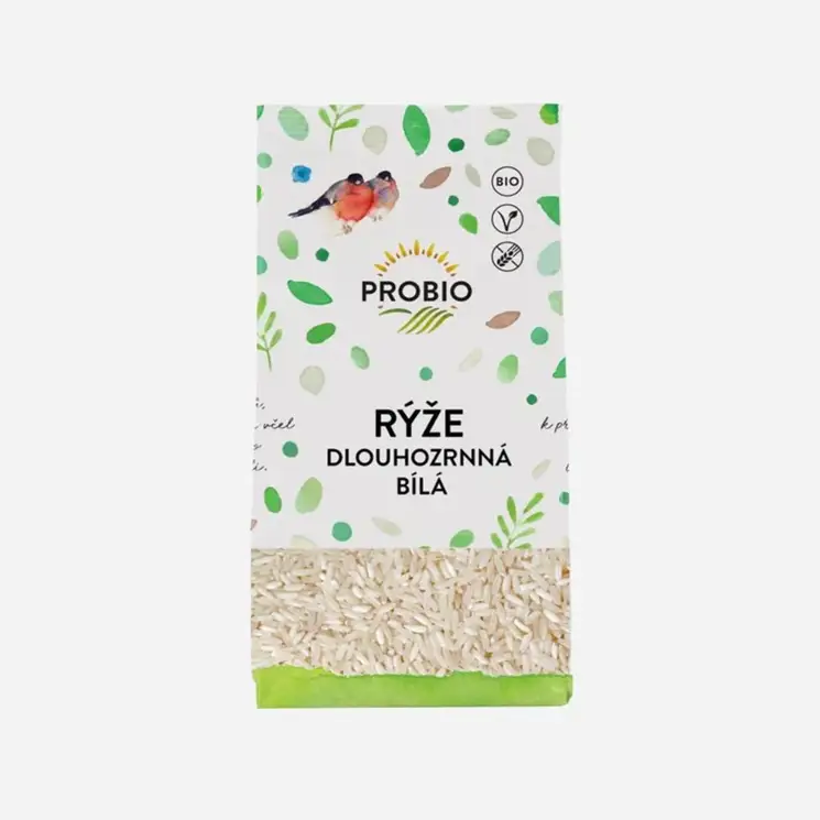 Rýže dlouhozrnná bílá BIO 6 x 500 g