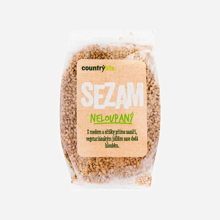 Sezam neloupaný 6 x 100 g