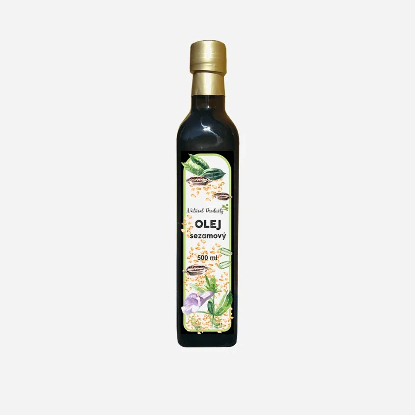 Sezamový olej z bílého sezamu 6 x 500 ml