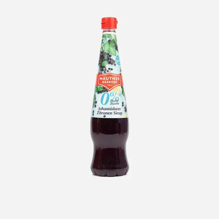 Sirup 0% cukr Černý rybíz-citron 12 x 700 ml