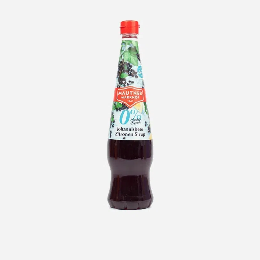 Sirup 0% cukr Černý rybíz-citron 12 x 700 ml