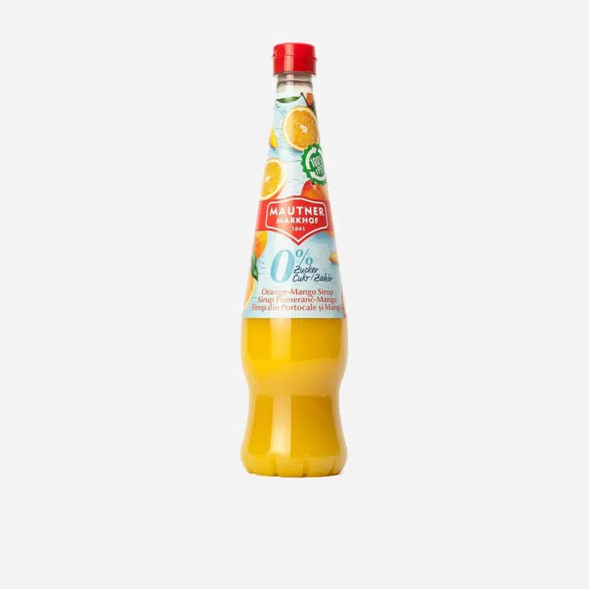 Sirup 0% cukr pomeranč a mango 12 x 700 ml