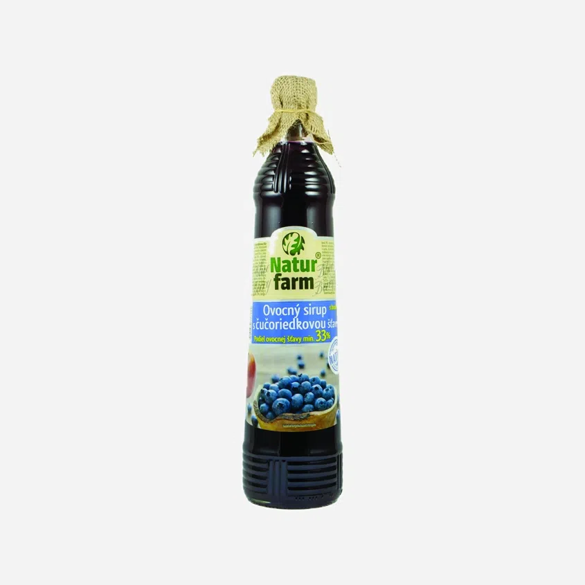 Sirup borůvka 33% 12 x 700 ml