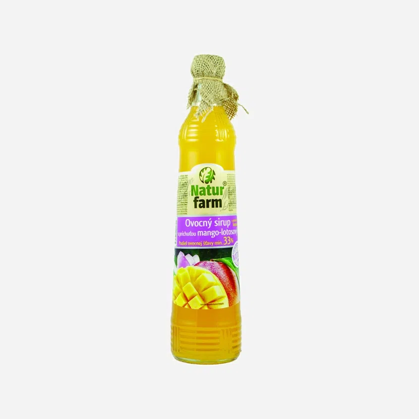 Sirup mango a lotosový květ